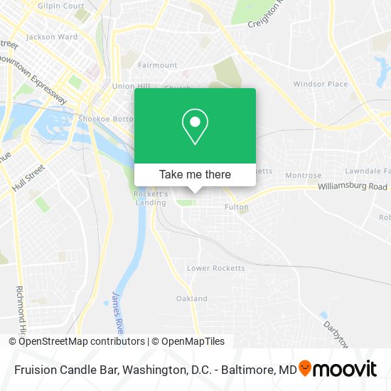 Fruision Candle Bar map