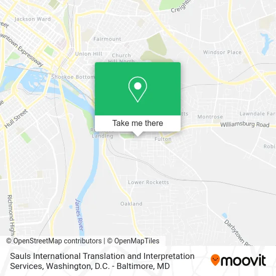 Sauls International Translation and Interpretation Services map