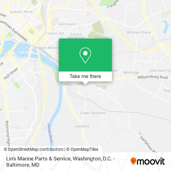 Lin's Marine Parts & Service map