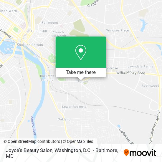 Joyce's Beauty Salon map
