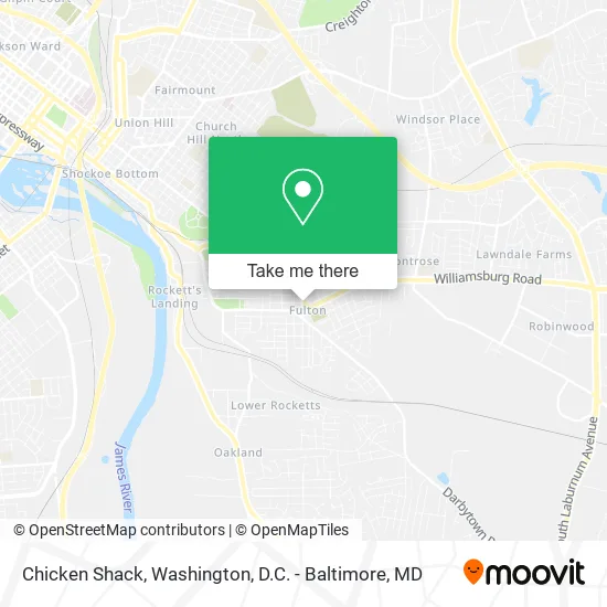 Chicken Shack map