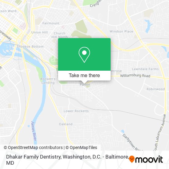 Dhakar Family Dentistry map