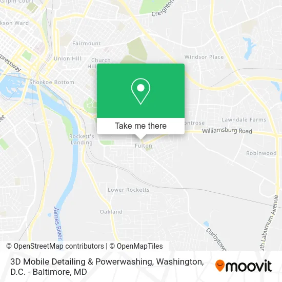 3D Mobile Detailing & Powerwashing map