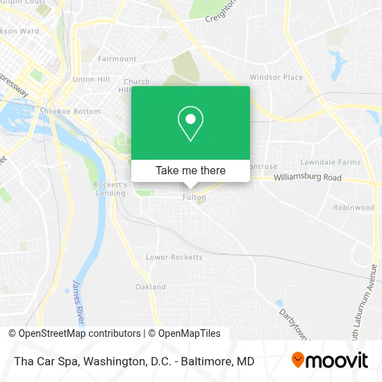 Tha Car Spa map