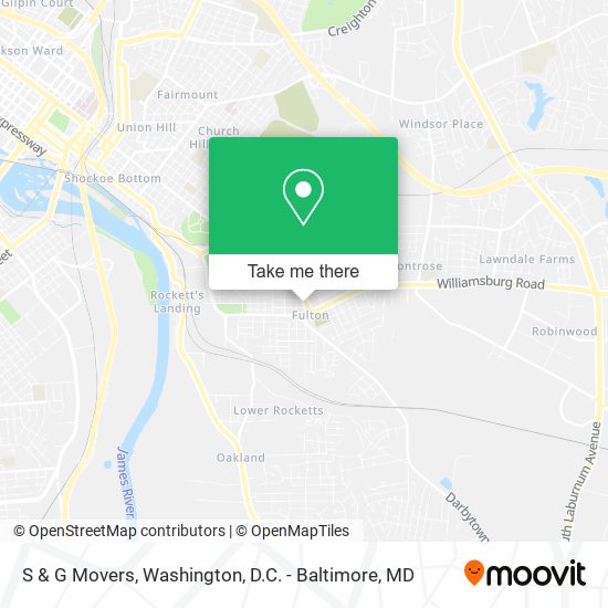 Mapa de S & G Movers