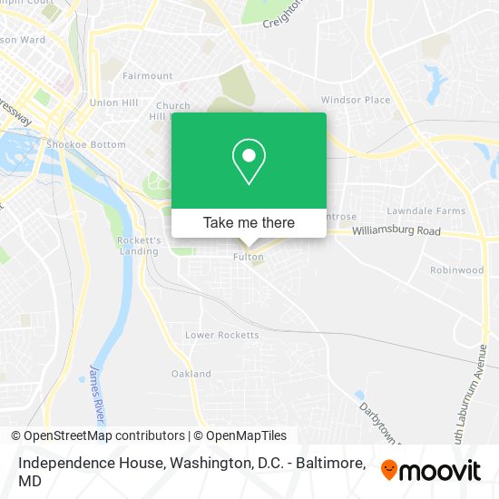 Independence House map