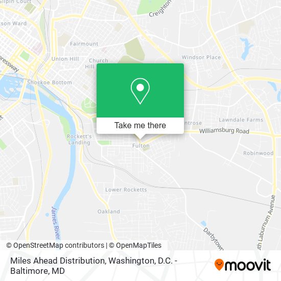Miles Ahead Distribution map