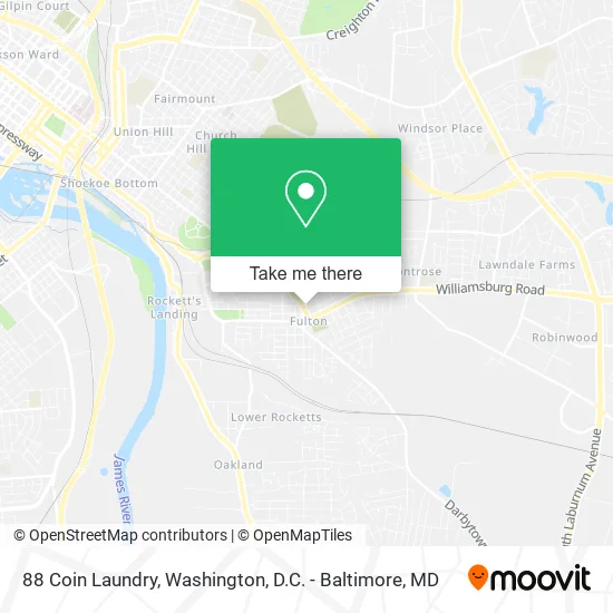 Mapa de 88 Coin Laundry