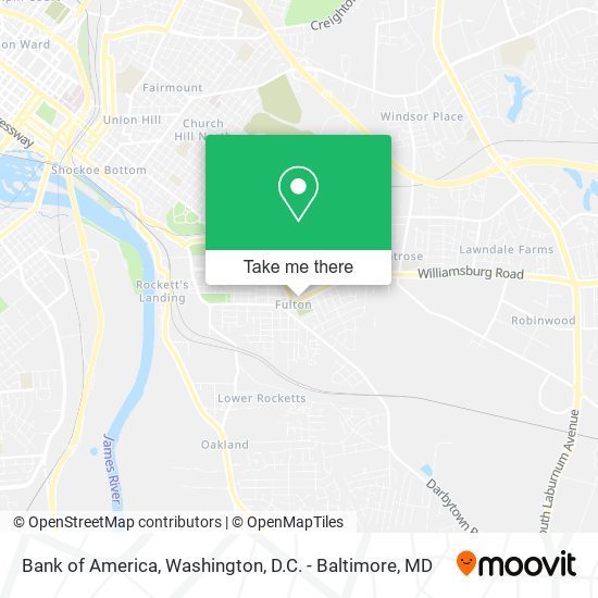 Mapa de Bank of America