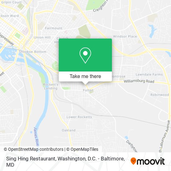 Sing Hing Restaurant map