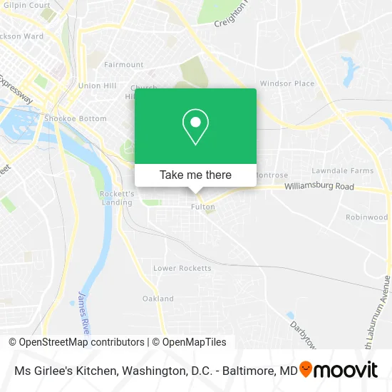 Ms Girlee's Kitchen map