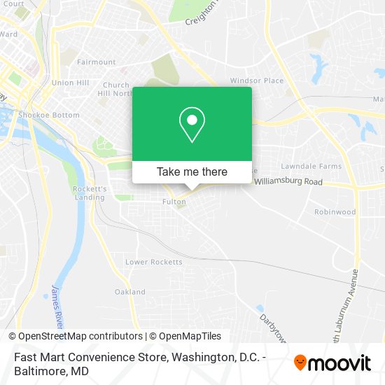 Mapa de Fast Mart Convenience Store