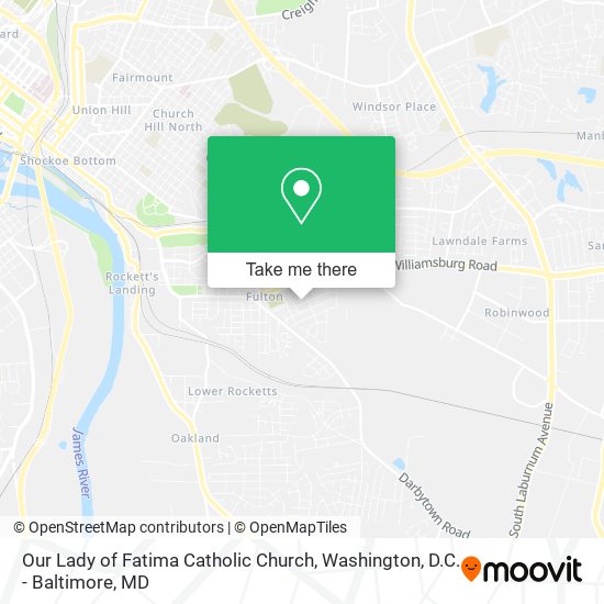 Our Lady of Fatima Catholic Church map