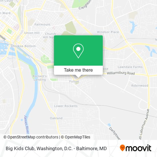 Big Kids Club map