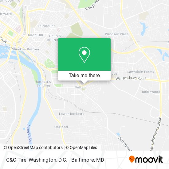 C&C Tire map