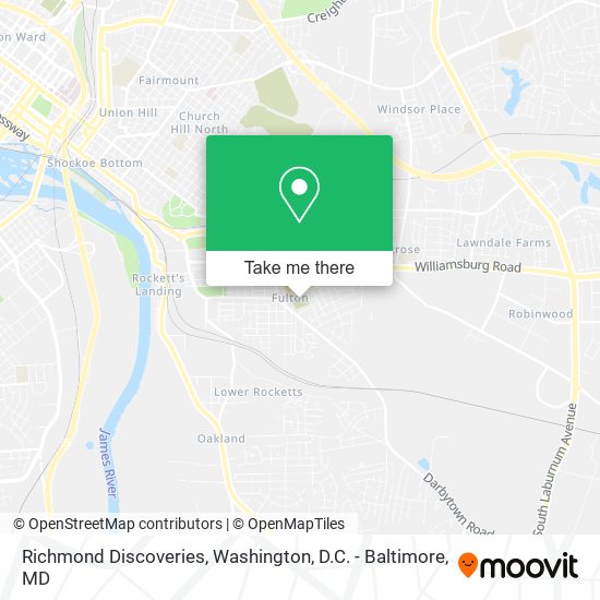 Richmond Discoveries map