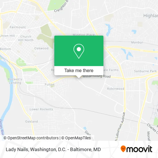 Lady Nails map