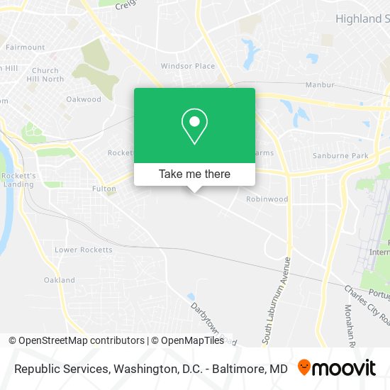 Mapa de Republic Services