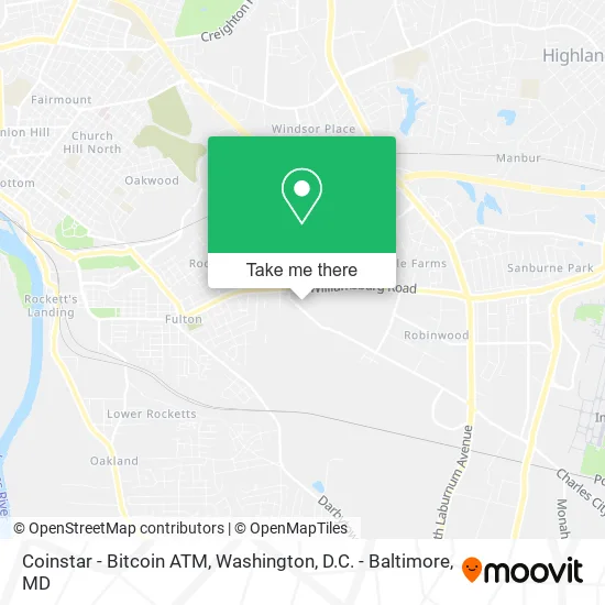 Coinstar - Bitcoin ATM map