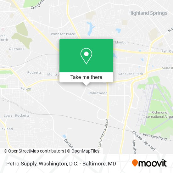 Petro Supply map