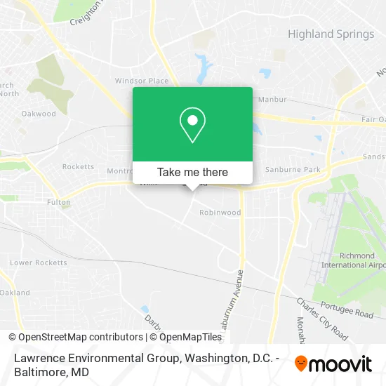 Mapa de Lawrence Environmental Group