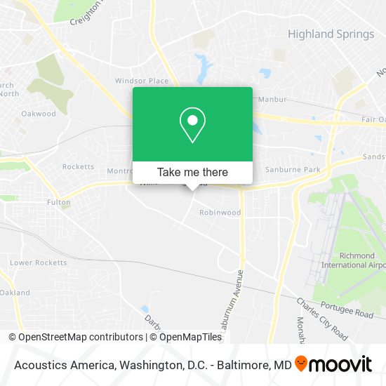 Acoustics America map