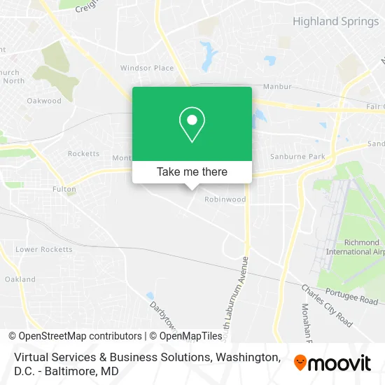 Virtual Services & Business Solutions map