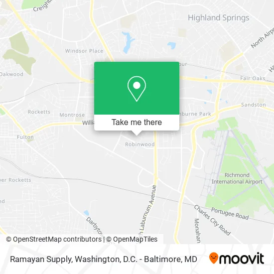 Mapa de Ramayan Supply