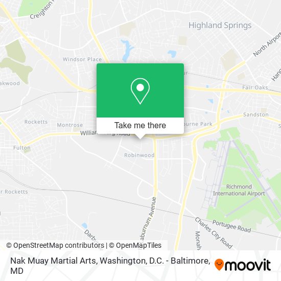 Nak Muay Martial Arts map