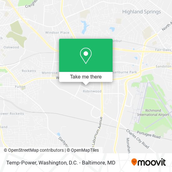 Temp-Power map