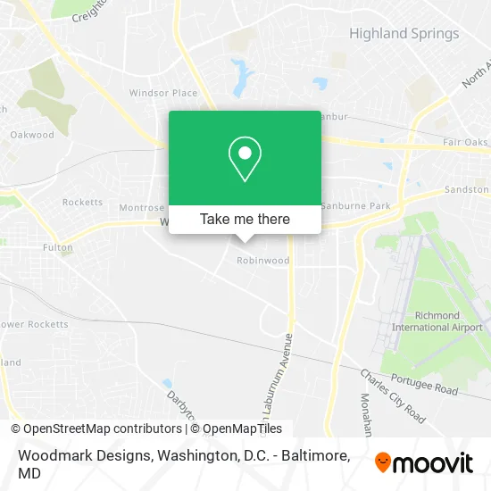 Mapa de Woodmark Designs