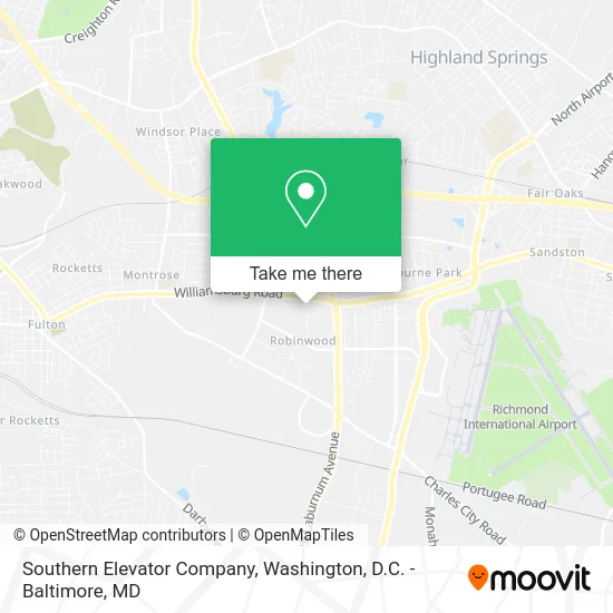 Southern Elevator Company map