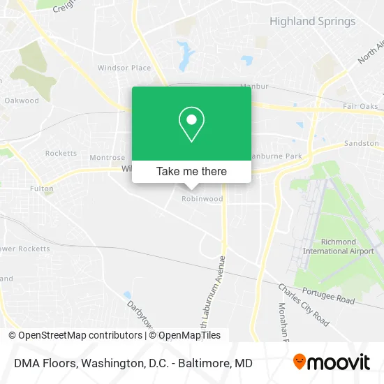Mapa de DMA Floors