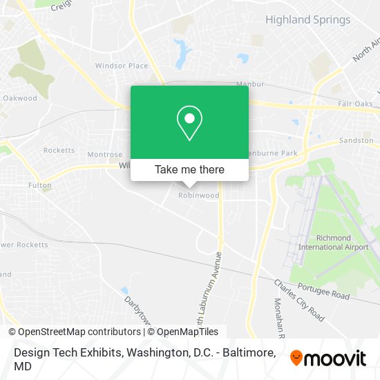 Design Tech Exhibits map