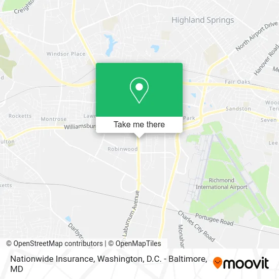 Nationwide Insurance map