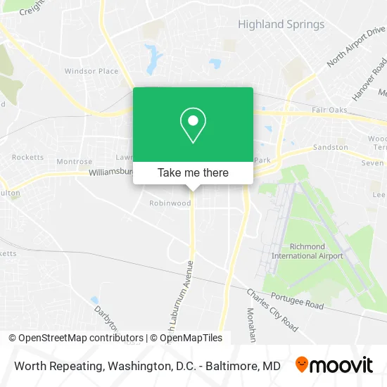 Worth Repeating map