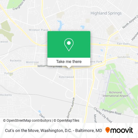 Cut's on the Move map