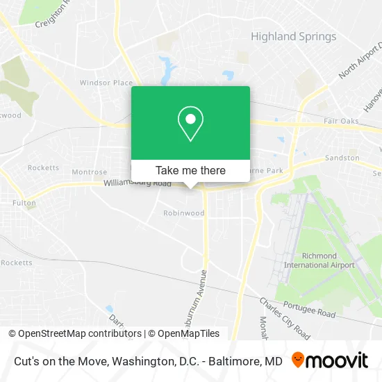 Mapa de Cut's on the Move