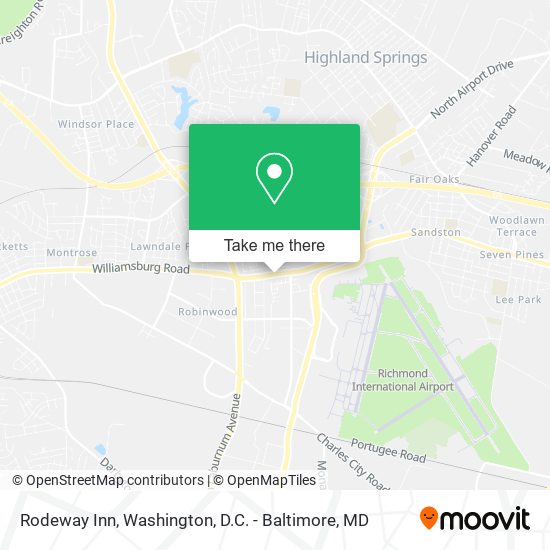 Rodeway Inn map