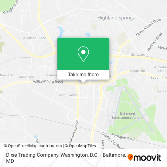 Dixie Trading Company map