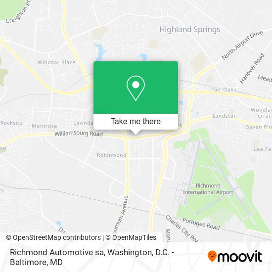 Richmond Automotive sa map