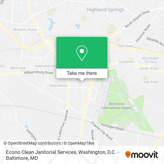 Econo Clean Janitorial Services map