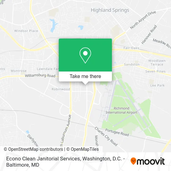 Econo Clean Janitorial Services map