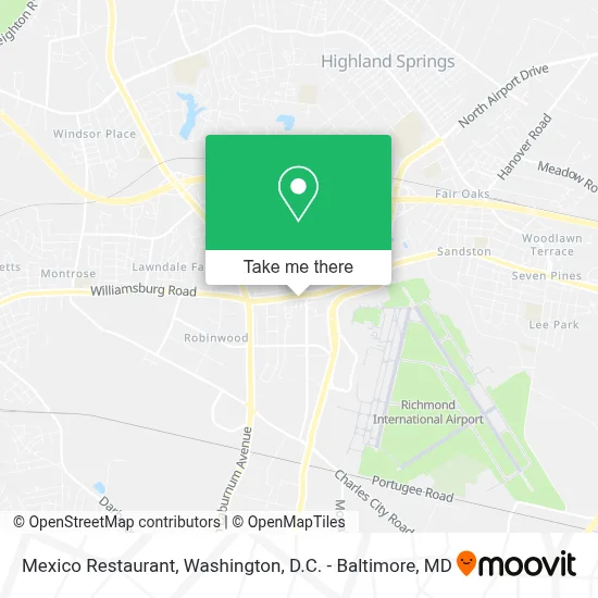 Mexico Restaurant map