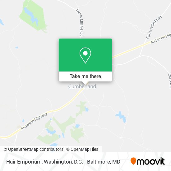 Hair Emporium map