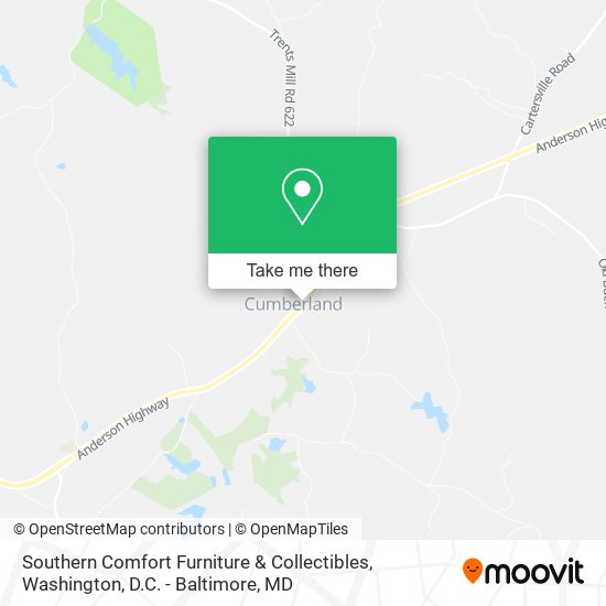 Mapa de Southern Comfort Furniture & Collectibles