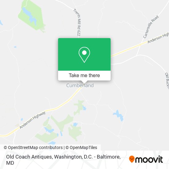 Old Coach Antiques map