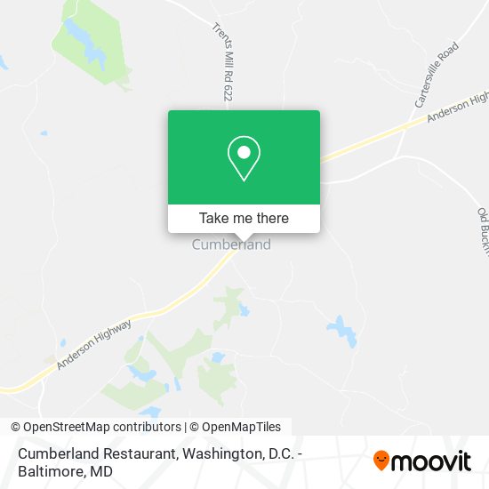 Cumberland Restaurant map