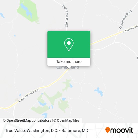 True Value map