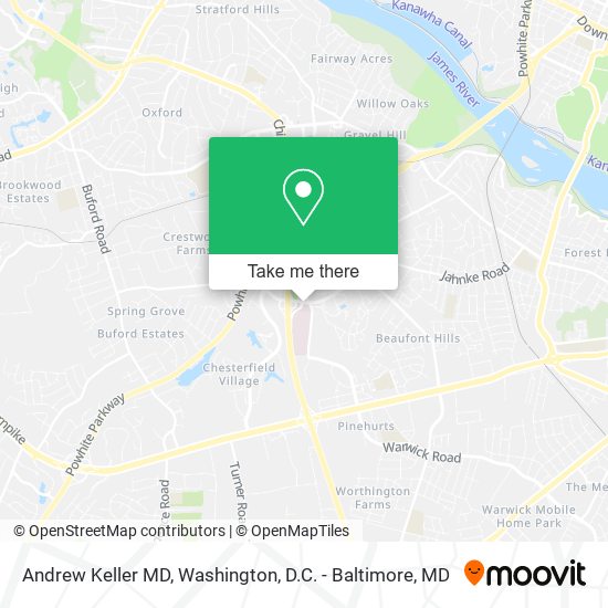 Andrew Keller MD map